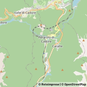 Mappa Perarolo di Cadore