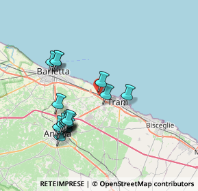 Mappa SP 189, 76125 Trani BT, Italia (8.07526)