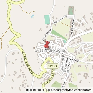 Mappa Via Regina Margherita, 2, 71027 Orsara di Puglia, Foggia (Puglia)