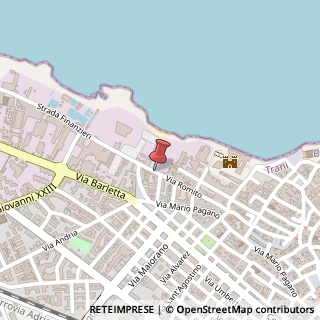 Mappa Via Romito, 143, 70059 Trani, Barletta-Andria-Trani (Puglia)