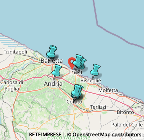 Mappa Via Crispino, 76125 Trani BT, Italia (10.29154)