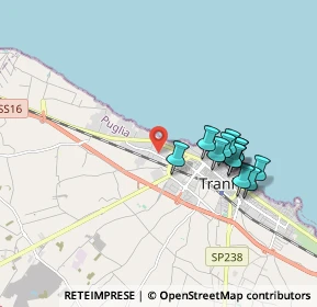 Mappa Via Crispino, 76125 Trani BT, Italia (1.835)