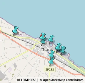 Mappa Via Romito, 70059 Trani BT, Italia (1.775)