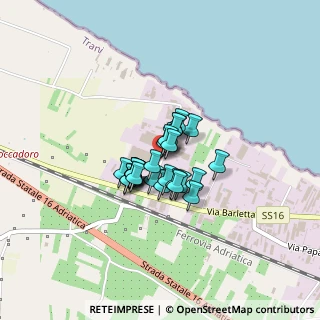 Mappa Zona industriale Contrada, 76125 Trani BT, Italia (0.25556)