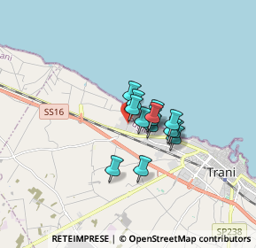 Mappa Zona industriale Contrada, 76125 Trani BT, Italia (1.01357)