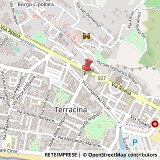 Mappa Via Derna, 14, 04019 Terracina, Latina (Lazio)