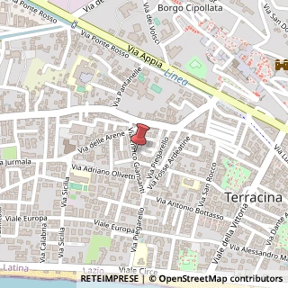 Mappa Via giansanti 7, 04019 Terracina, Latina (Lazio)