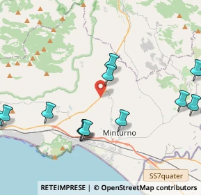 Mappa Strada Regionale, 04026 Minturno LT, Italia (5.23167)