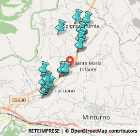 Mappa Strada Regionale, 04026 Minturno LT, Italia (1.735)
