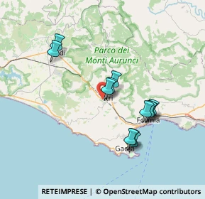 Mappa Via E. Vittorini, 04020 Itri LT, Italia (6.9475)