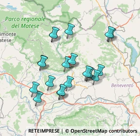 Mappa Via Vescovo Angelo Massarelli, 82032 Cerreto Sannita BN, Italia (7.062)