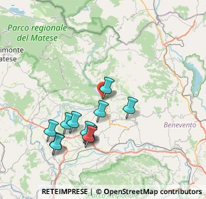 Mappa Via Vescovo Angelo Massarelli, 82032 Cerreto Sannita BN, Italia (7.73833)