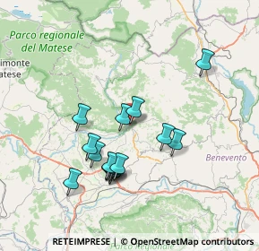 Mappa Via Vescovo Angelo Massarelli, 82032 Cerreto Sannita BN, Italia (7.02625)