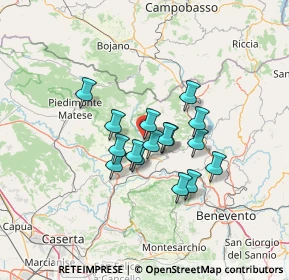 Mappa Via Vescovo Angelo Massarelli, 82032 Cerreto Sannita BN, Italia (10.17125)