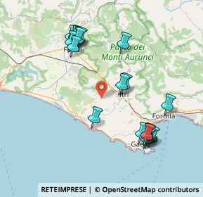 Mappa Contrada Valle Fredda, 04020 Itri LT, Italia (8.8755)