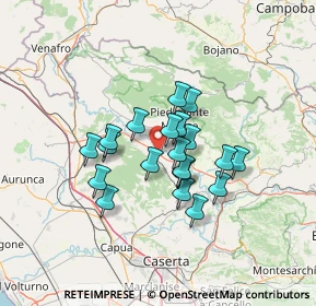 Mappa CAP, 81010 Piedimonte Matese CE, Italia (10.649)
