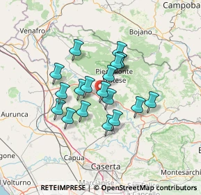 Mappa CAP, 81010 Piedimonte Matese CE, Italia (10.87737)