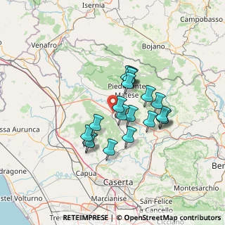 Mappa CAP, 81010 Piedimonte Matese CE, Italia (11.4345)