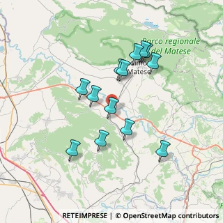 Mappa CAP, 81010 Piedimonte Matese CE, Italia (6.99846)