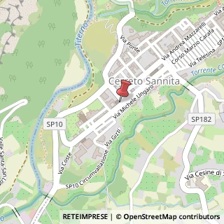 Mappa Via Giuseppe D 'Andrea, 82032 Cerreto Sannita BN, Italia, 82032 Cerreto Sannita, Benevento (Campania)