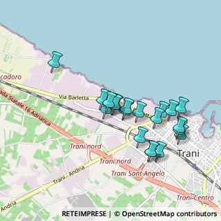 Mappa Via Giorgio Castriota Skanderbeg, 76125 Trani BT, Italia (0.8895)