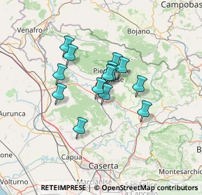Mappa Via Bonifica, 81010 Piedimonte Matese CE, Italia (10.07071)