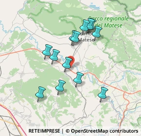 Mappa Via Bonifica, 81010 Piedimonte Matese CE, Italia (7.04308)