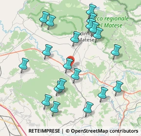 Mappa Via Bonifica, 81010 Piedimonte Matese CE, Italia (9.1635)