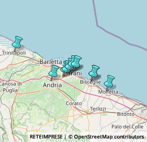 Mappa Via Finanzieri, 76125 Trani BT, Italia (20.43357)