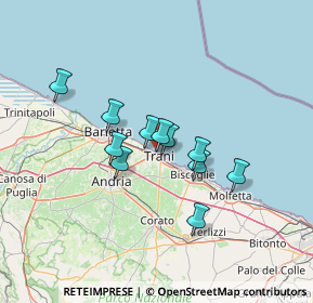 Mappa Via Finanzieri, 76125 Trani BT, Italia (10.71818)