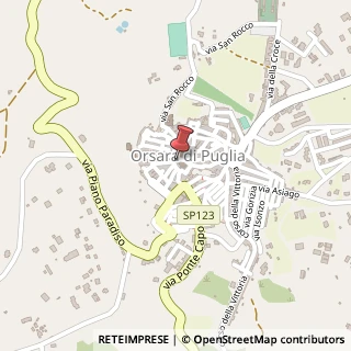 Mappa Piazza Municipio, 8, 71027 Orsara di Puglia, Foggia (Puglia)