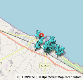 Mappa Via S. Giovanni Russo, 76125 Trani BT, Italia (1.3715)