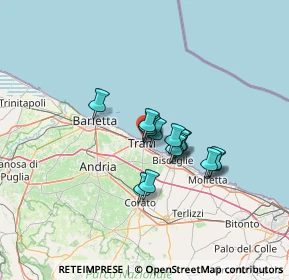 Mappa Molo S. Antuono, 76125 Trani BT, Italia (9.12267)