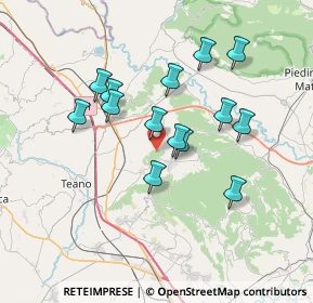 Mappa Contrada Pantano, 81051 Pietramelara CE, Italia (6.62929)