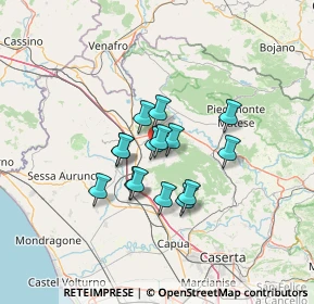 Mappa Contrada Pantano, 81051 Pietramelara CE, Italia (9.86467)