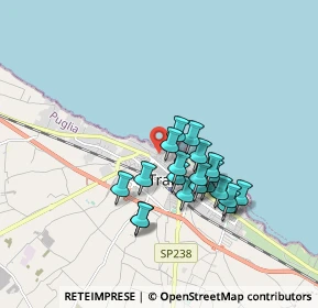 Mappa Via San Giovanni Russo, 76125 Trani BT, Italia (1.5285)