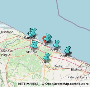 Mappa Via San Giovanni Russo, 76125 Trani BT, Italia (11.12333)