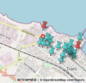 Mappa Largo G. Francia, 76125 Trani BT, Italia (0.525)