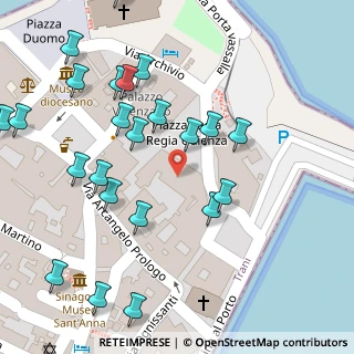 Mappa Piazza Sacra Regia Udienza, 76125 Trani BT, Italia (0.06957)