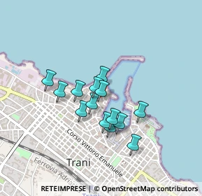 Mappa Piazza Sacra Regia Udienza, 76125 Trani BT, Italia (0.34)