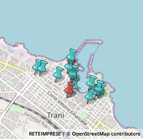 Mappa Piazza Trieste, 76125 Trani BT, Italia (0.374)