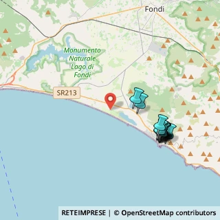 Mappa Via Capratica, 04022 Fondi LT, Italia (4.51929)