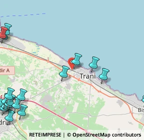 Mappa Via Rita Levi Montalcini, 76125 Trani BT, Italia (7.525)