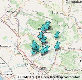 Mappa 81010 Piedimonte Matese CE, Italia (9.6705)