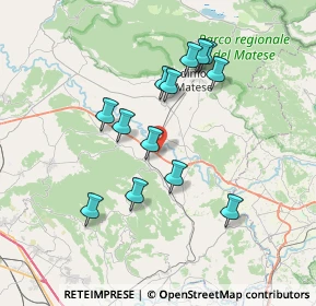 Mappa 81010 Piedimonte Matese CE, Italia (7.07231)