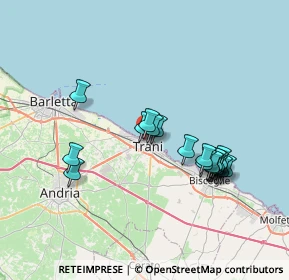 Mappa Via Nicola Alianelli, 76125 Trani BT, Italia (7.06789)