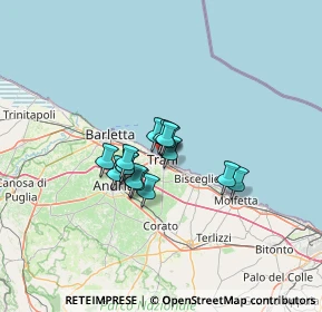 Mappa 16 Via, 76125 Trani BT, Italia (8.47933)