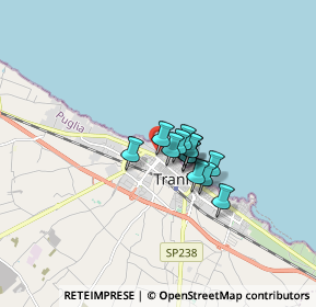 Mappa Via Nicola Alianelli, 76125 Trani BT, Italia (0.96846)