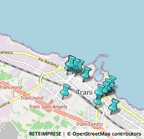 Mappa Via Nicola Alianelli, 76125 Trani BT, Italia (0.83556)