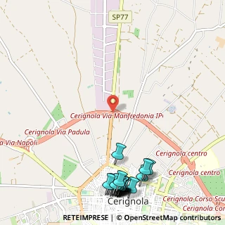 Mappa Via Manfredonia, 71042 Cerignola FG, Italia (1.6695)